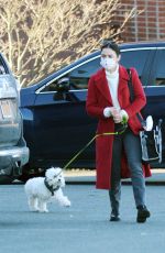 LUCY HALE Out with Her Dog in New York 12/06/2020