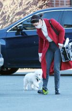 LUCY HALE Out with Her Dog in New York 12/06/2020