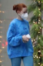 MADELAINE PETSCH Out with Her Dog in Vancouver 12/13/2020