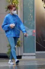 MADELAINE PETSCH Out with Her Dog in Vancouver 12/13/2020
