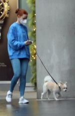 MADELAINE PETSCH Out with Her Dog in Vancouver 12/13/2020