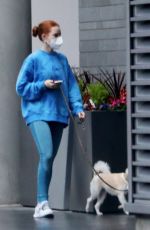 MADELAINE PETSCH Out with Her Dog in Vancouver 12/13/2020