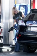 MALIN AKERMAN at a Gas Station in Los Feliz 12/20/2020