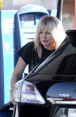 MALIN AKERMAN at a Gas Station in Los Feliz 12/20/2020