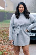 MALIN ANDERSON Out and About in London 12/02/2020