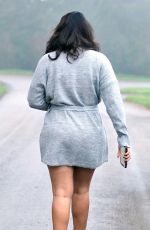 MALIN ANDERSON Out and About in London 12/02/2020