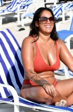 MALIN ANDERSSON in Bikini at a Beach in Dubai 12/15/2020