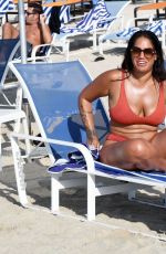 MALIN ANDERSSON in Bikini at a Beach in Dubai 12/15/2020