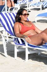 MALIN ANDERSSON in Bikini at a Beach in Dubai 12/15/2020