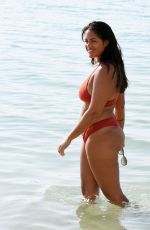 MALIN ANDERSSON in Bikini at a Beach in Dubai 12/15/2020