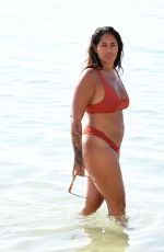 MALIN ANDERSSON in Bikini at a Beach in Dubai 12/15/2020