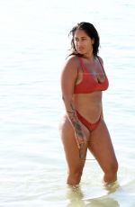 MALIN ANDERSSON in Bikini at a Beach in Dubai 12/15/2020
