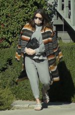 MANDY MOORE Leaves Her Acupuncture Clinic in Los Angeles 12/18/2020
