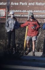 MARGARET QUALLEY and Shia LaBeouf Out Hiking in Pasadena 12/22/2020