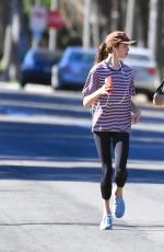 MARGARET QUALLEY and Shia LaBeouf Out Jogging in Pasadena 12/20/2020