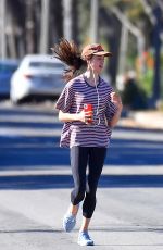 MARGARET QUALLEY and Shia LaBeouf Out Jogging in Pasadena 12/20/2020