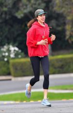 MARGARET QUALLEY and Shia LaBeouf Out Jogging in Pasadena 12/29/2020