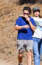 MARGARET QUALLEY and Shia LaBeouf Picking up Lunch at Stamp Foods in Los Feliz 12/26/2020