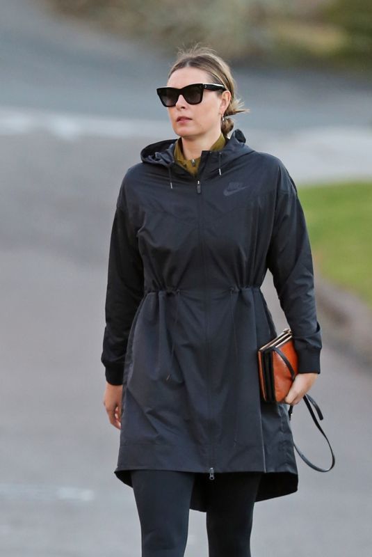 MARIA SHARAPOVA Leaves Workout Session in Manhattan Beach 12/18/2020
