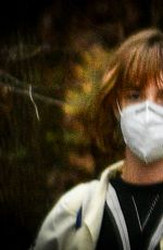 MAYA HAWKE on the Set of Stranger Things in Atlanta 12/13/2020