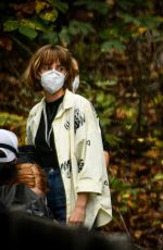 MAYA HAWKE on the Set of Stranger Things in Atlanta 12/13/2020