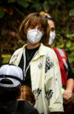 MAYA HAWKE on the Set of Stranger Things in Atlanta 12/13/2020