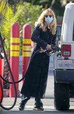 MEG RYAN at a Gas Station in Santa Monica 12/08/2020