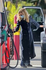 MEG RYAN at a Gas Station in Santa Monica 12/08/2020