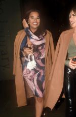 MEGAN BARTON HANSON and LATEYSHA GRACE Night Out in London 12/10/2020