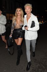 MEGAN BARTON HANSON at Ours Restaurant and Bar in Knightsbridge 12/15/2020