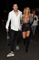 MEGAN BARTON HANSON at Ours Restaurant and Bar in Knightsbridge 12/15/2020