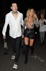 MEGAN BARTON HANSON at Ours Restaurant and Bar in Knightsbridge 12/15/2020