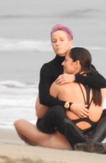 MEGAN RAPINOE and SUE BIRD Celebrates Engagement at a Beach in Malibu 12/07/2020