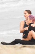 MEGAN RAPINOE and SUE BIRD Celebrates Engagement at a Beach in Malibu 12/07/2020
