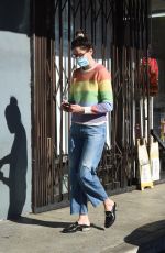 MICHELLE MONAGHAN Out and About in Los Angeles 12/02/2020