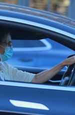 MICHELLE PFEIFFER Out Driving Her Tesla 11/30/2020