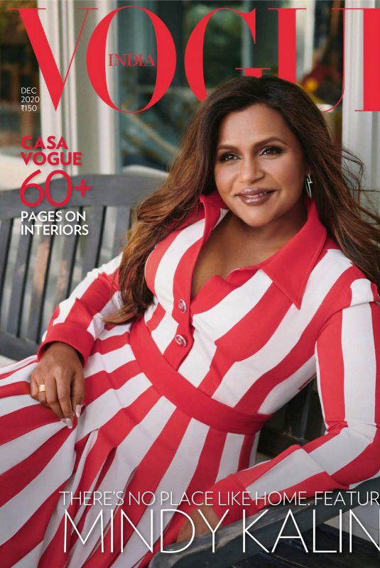 MINDY KALING in Vogue Magazine, India December 2020