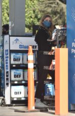 MISCHA BARTON at a Gas Station in Los Angeles 12/10/2020