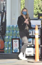 MISCHA BARTON at a Gas Station in Los Angeles 12/10/2020