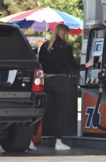 MISCHA BARTON at a Gas Station in Los Angeles 12/10/2020