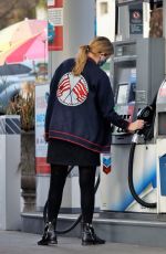 MISCHA BARTON at a Gas Station in Los Feliz 12/07/2020