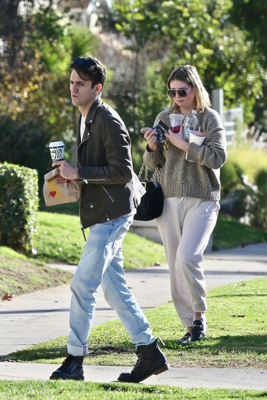 MISCHA BARTON Out and About in Los Feliz 12/30/2020