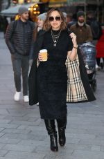 MYLEENE KLASS Arrives at Smooth Radio in London 12/05/2020