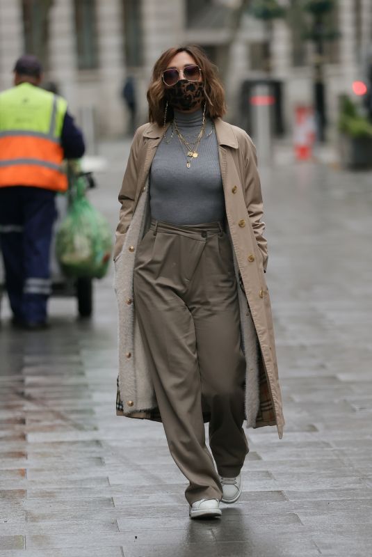 MYLEENE KLASS Arrives at Smooth Radio in London 12/14/2020