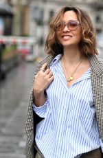 MYLEENE KLASS Arrives at Smooth Radio in London 12/23/2020