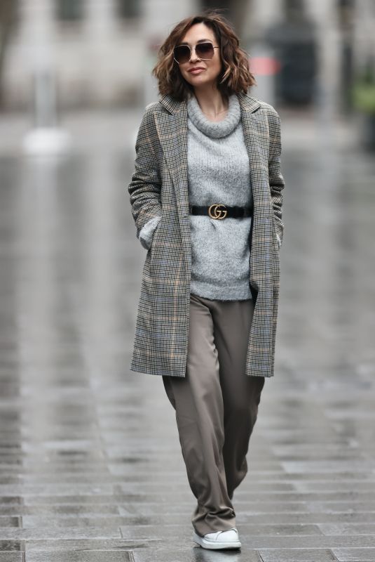 MYLEENE KLASS Arrives at Smooth Radio in London 12/27/2020