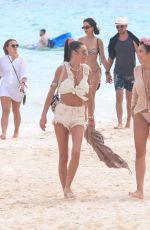NATALIA SIWIEC in Bikini at a Beach in Tulum 12/23/2020