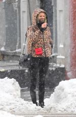 NICKY HILTON Out on a Snowy Morning in New York 12/19/2020