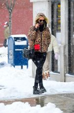 NICKY HILTON Out on a Snowy Morning in New York 12/19/2020