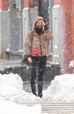 NICKY HILTON Out on a Snowy Morning in New York 12/19/2020